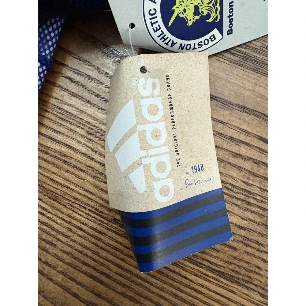 Vintage 2000 Boston‎ Marathon Adidas Iridium/Carbon Windbreaker Jacket Size XL